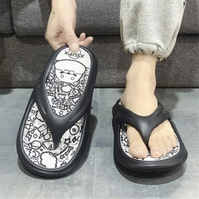 Appearance Increases Number 40 Swimming Shoes Kids Men’s White Slipper Floor Sandals Sneakers Sports Items Runner